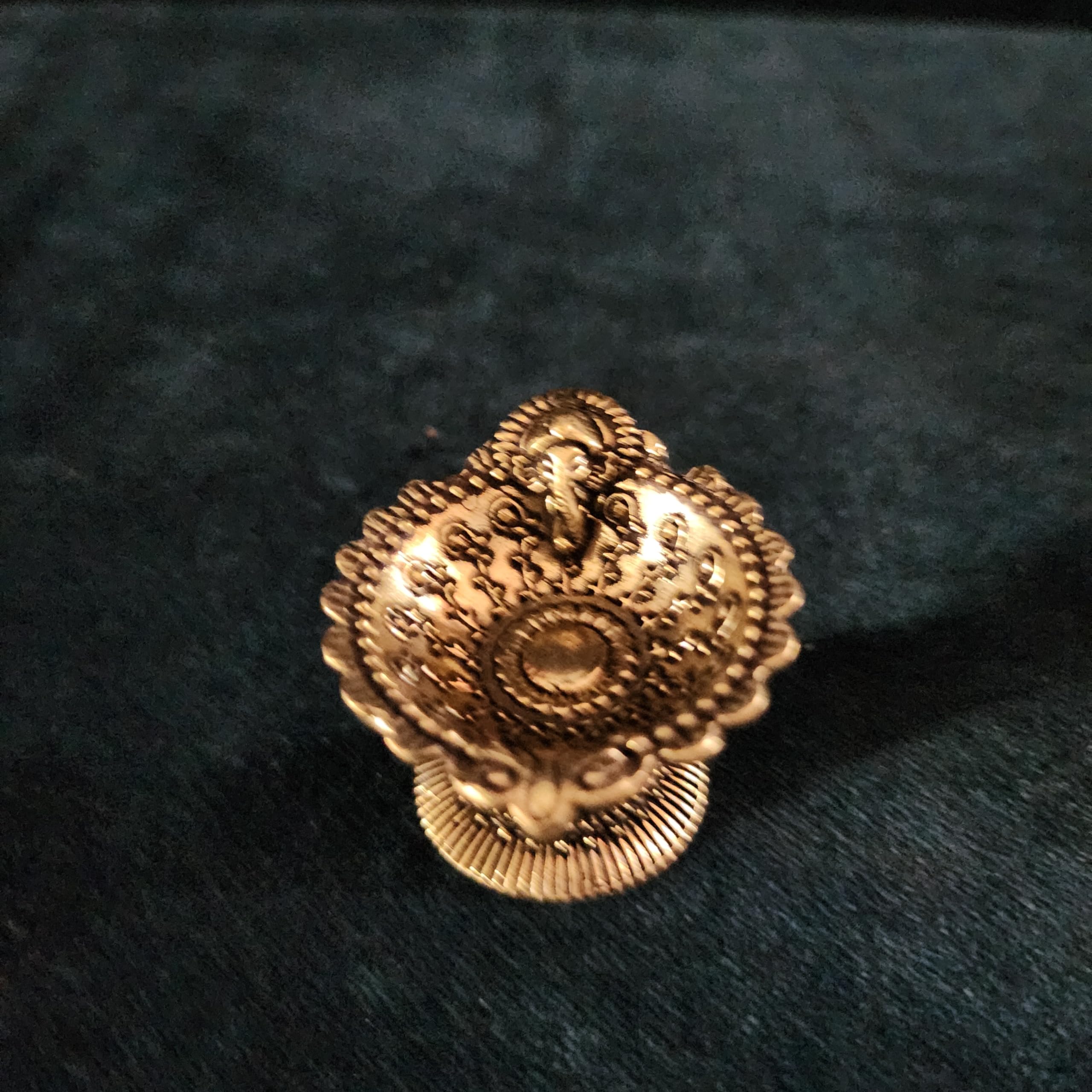 Premium Brass Ganesh Diya|1.2 Inch Small Deepak