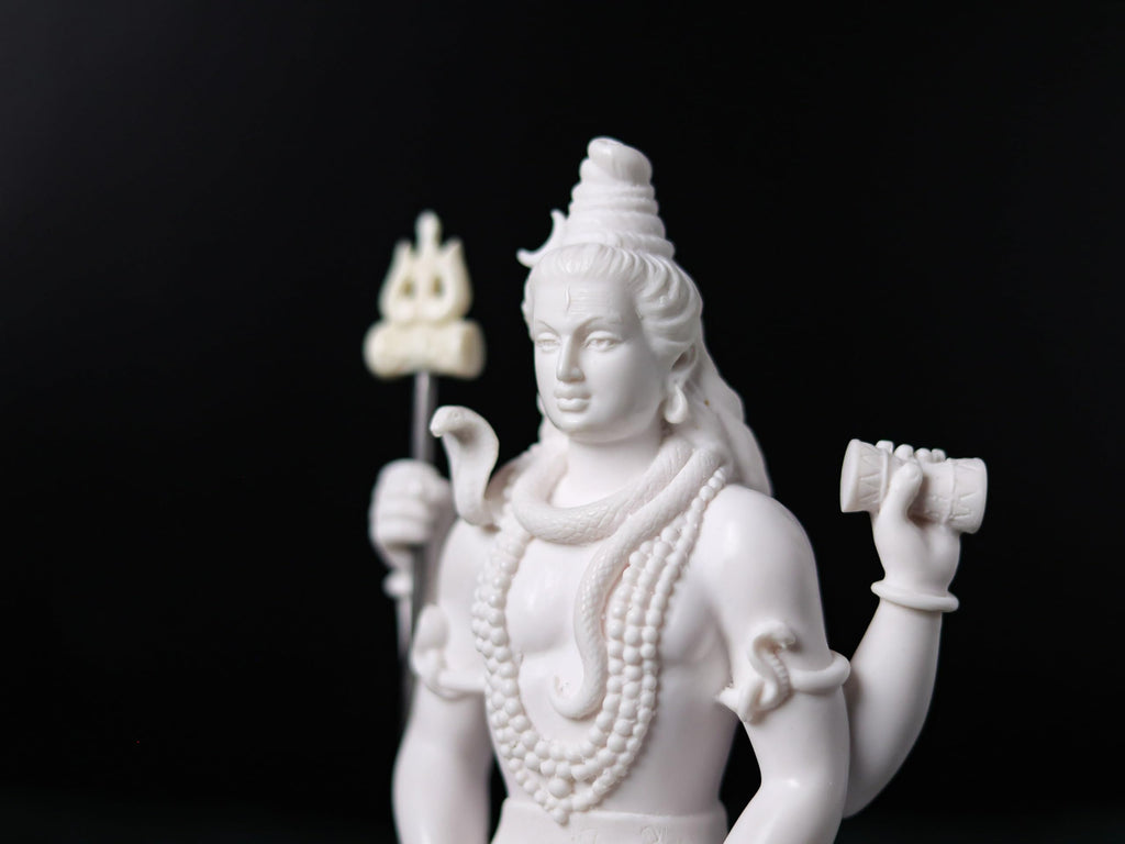 Lord Sitting Shiva Statue 21 cm Cultured Marble