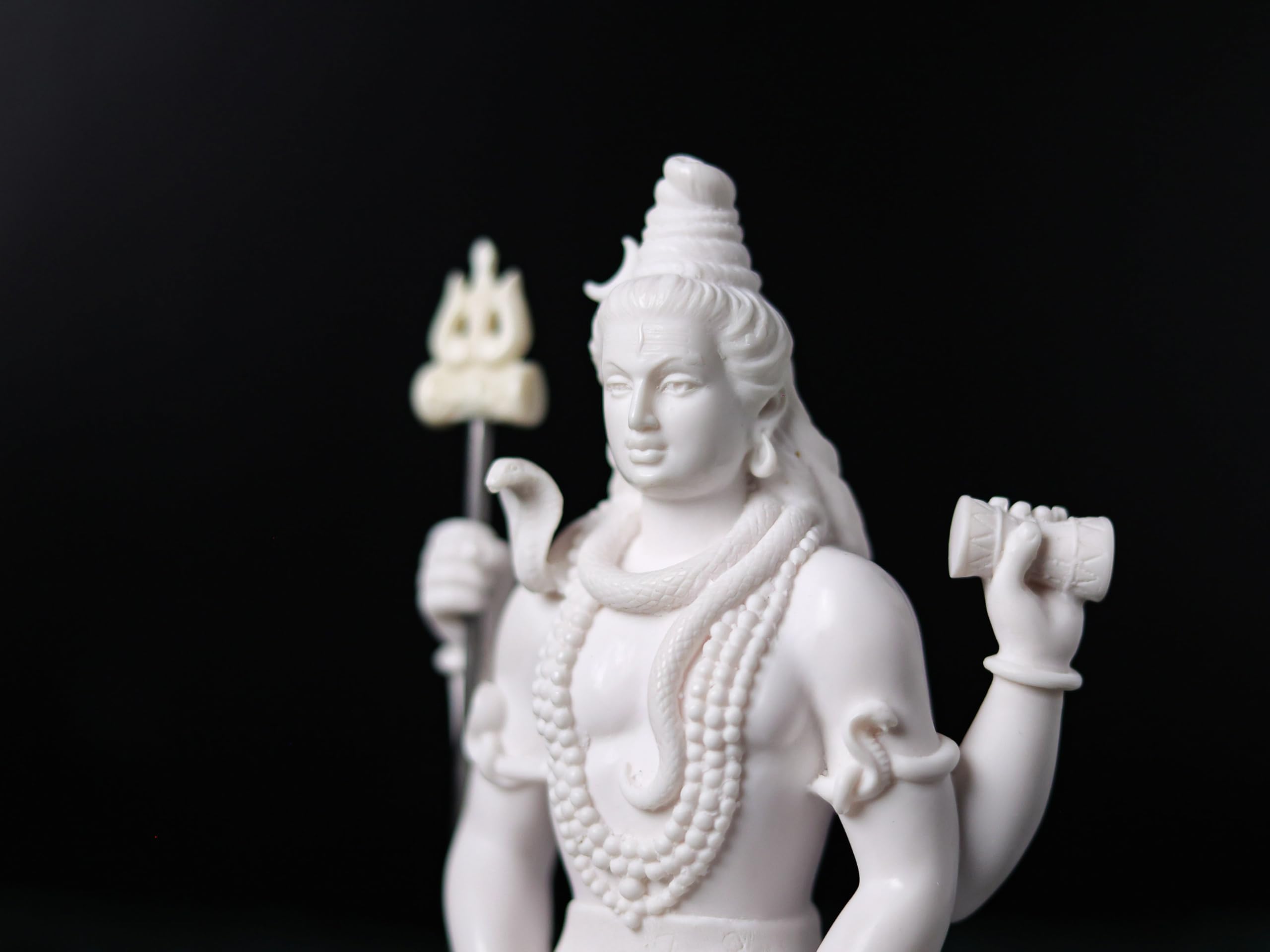 Lord Sitting Shiva Statue 21 cm Cultured Marble