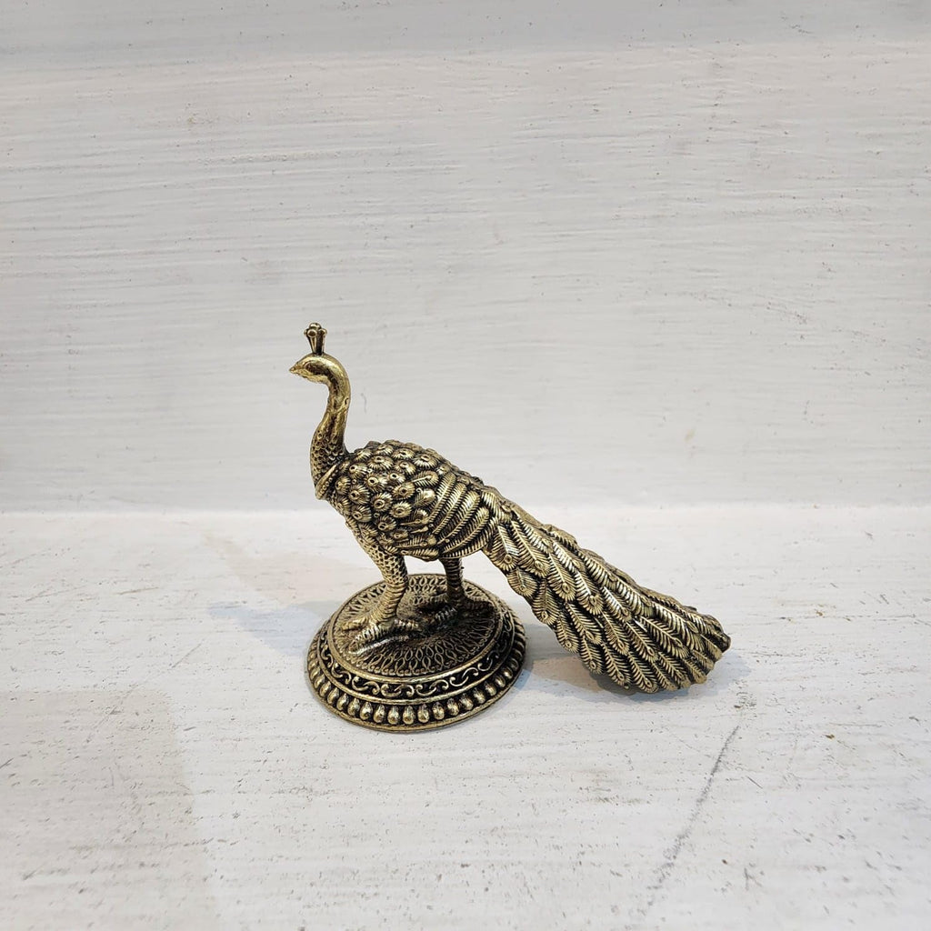 Premium Brass mini Peacock Idol | 2.5 INCH ( 41 gram )