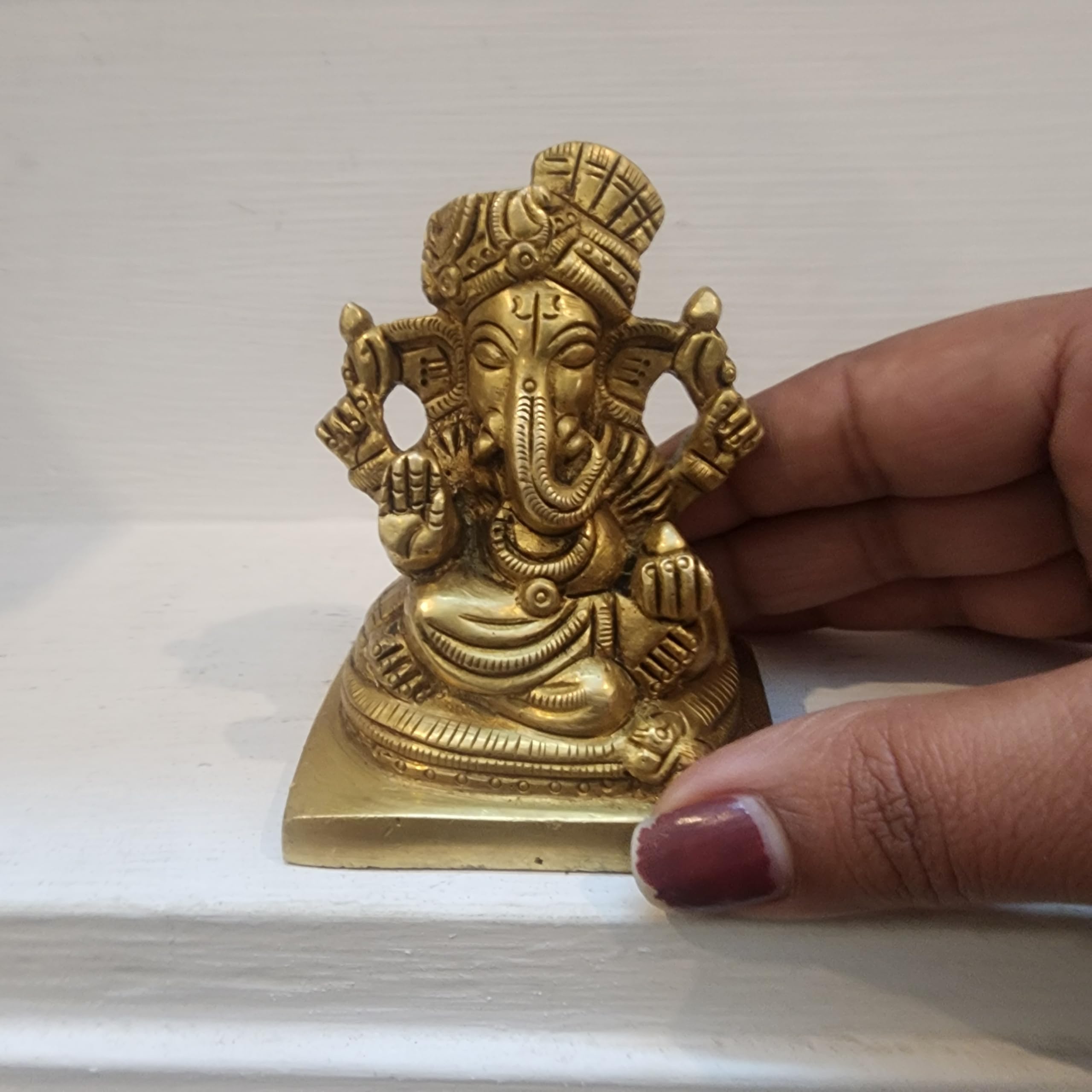 PREMIUM BRASS GANESH JI STATUE