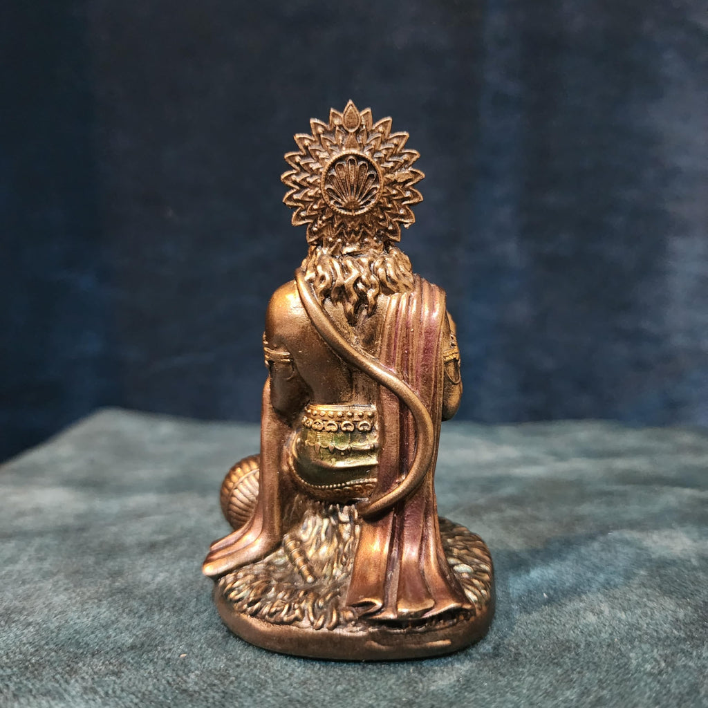Lord Hanuman Statue 9 cm Bonded Bronze Cold Cast | Car Dashboard idea