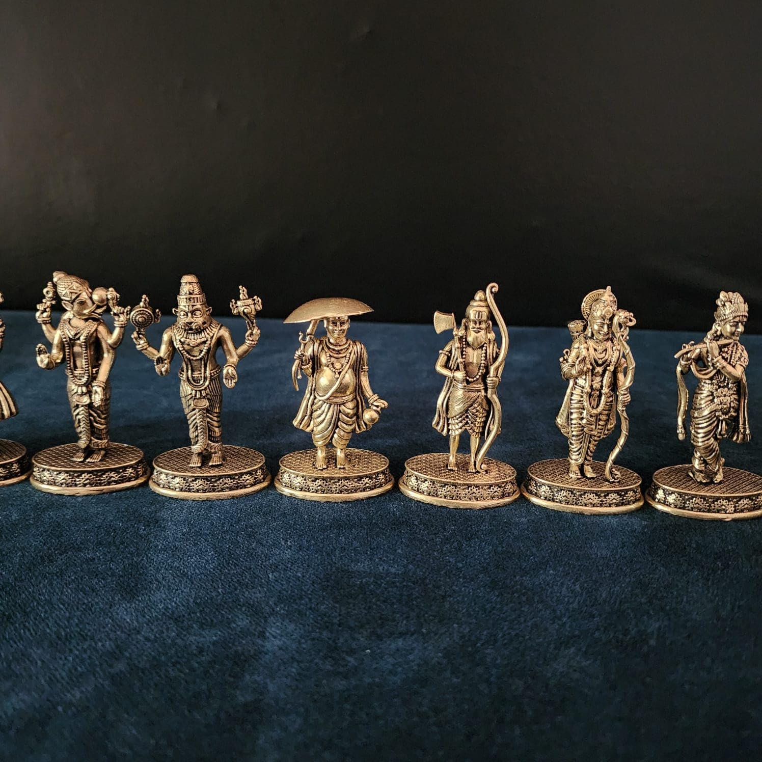  Premium Brass Lord Dashavatar of Lord Vishnu Handmade Statue