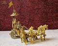  Lord Krishna & Arjuna Krishna Arjun Rath Idol 
