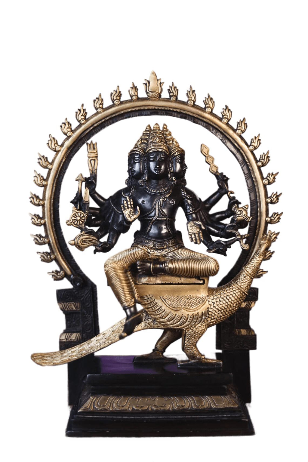 Lord Murugan Statue Brass Kartikeya Statue