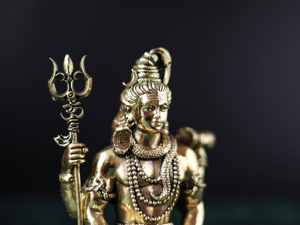Premium Divine Shiva 2.5 inch / 3 / 4 / 6 / 7 Inch  inch Premium Brass