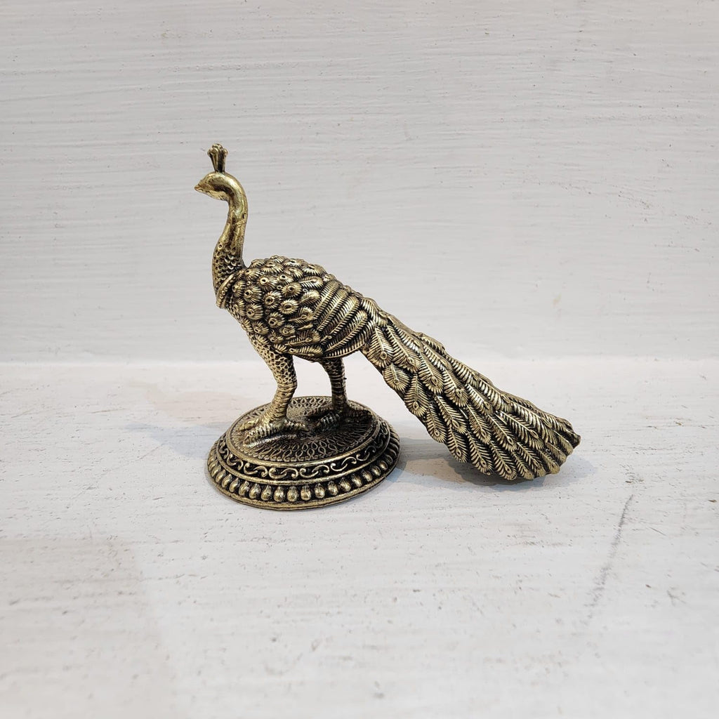 Premium Brass mini Peacock Idol | 2.5 INCH ( 41 gram )