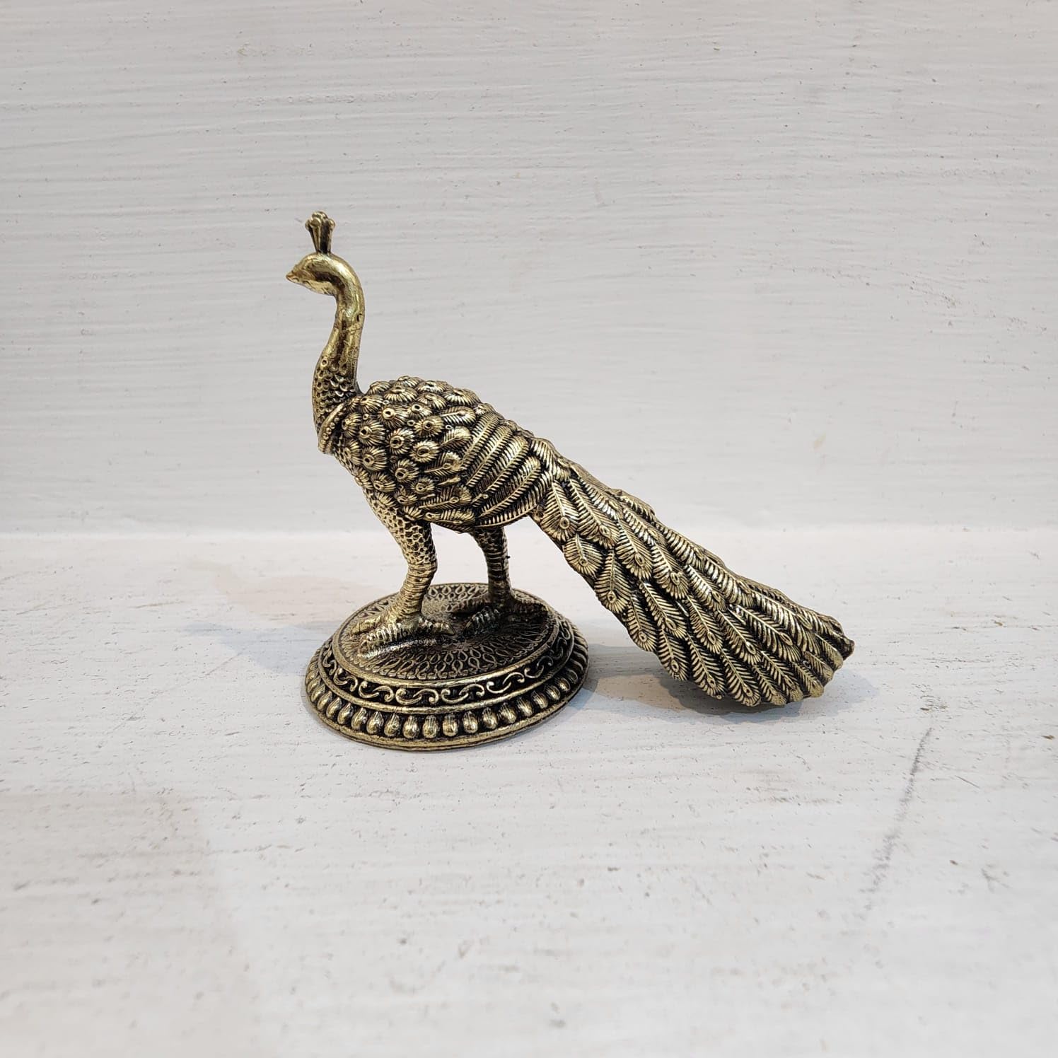 Premium Brass mini Peacock Idol | 2.5 INCH ( 41 gram )