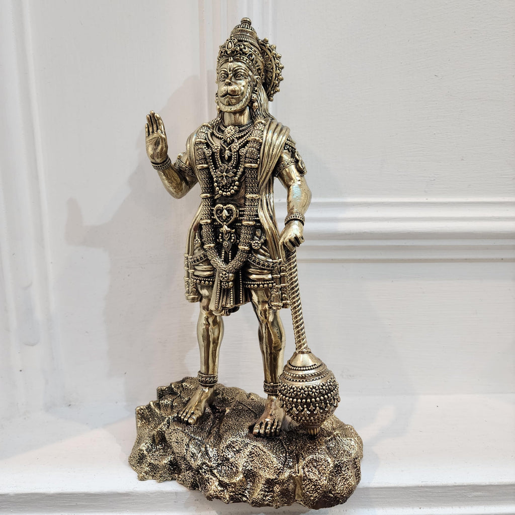 Premium Brass 12 inch Hanuman Ji Standing Statue