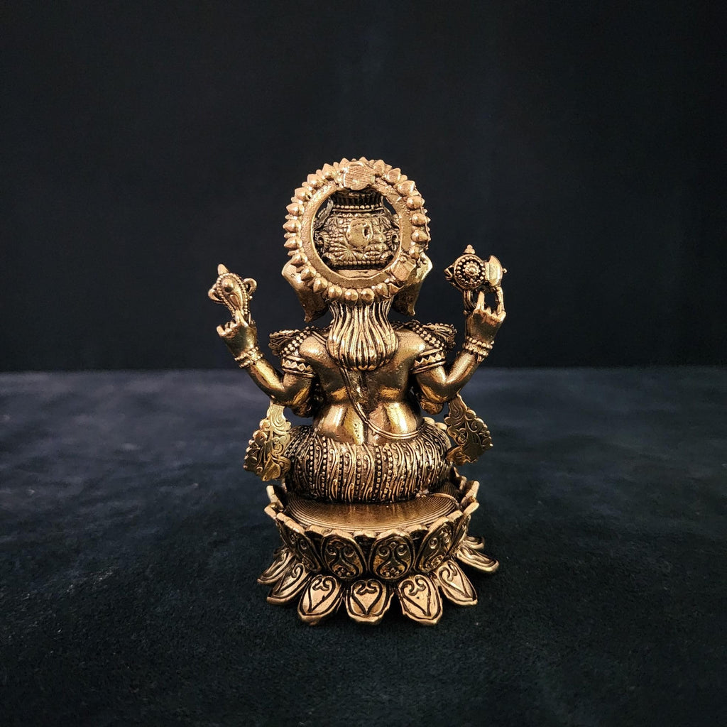 Brass Ganesh Statue, 4 inch