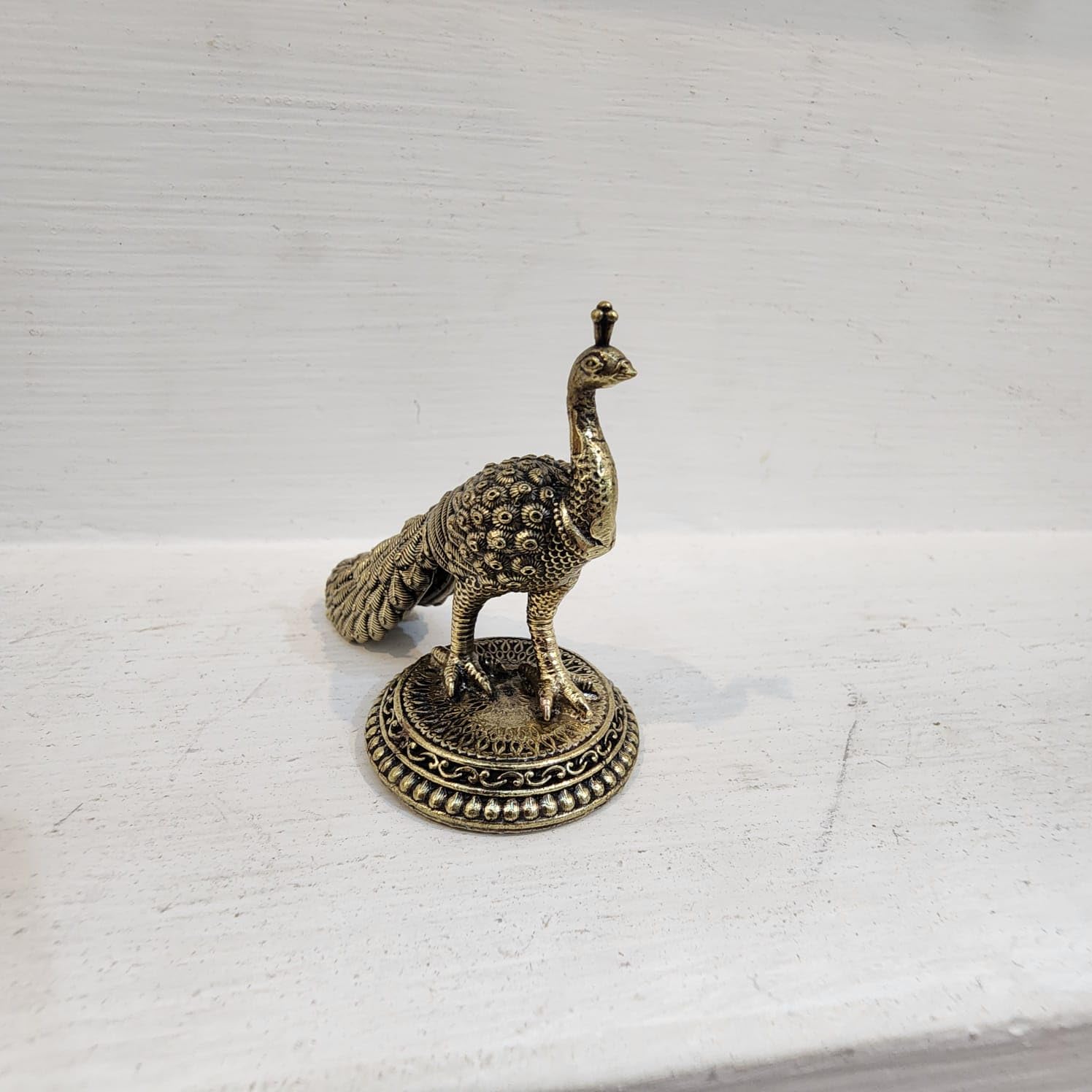 Premium Brass mini Peacock Idol | 2.5 INCH ( 41 gram )