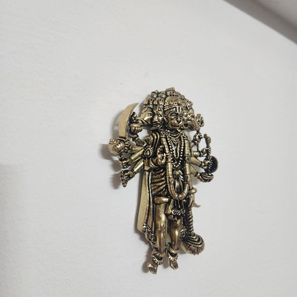 4 inch Panchmukhi Hanuman Ji wall or door hanging (100 Grams)
