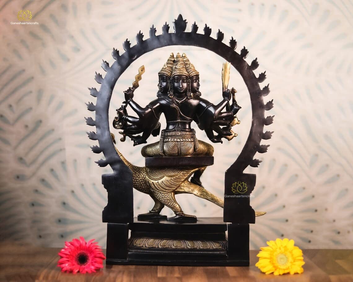 Lord Murugan Statue Brass Kartikeya Statue