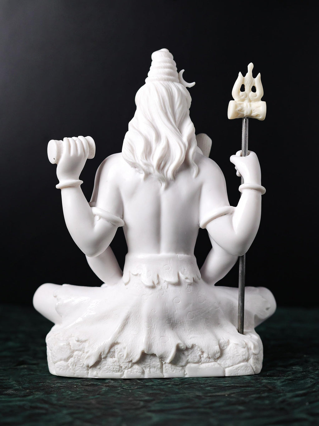 Lord Sitting Shiva Statue 21 cm Cultured Marble
