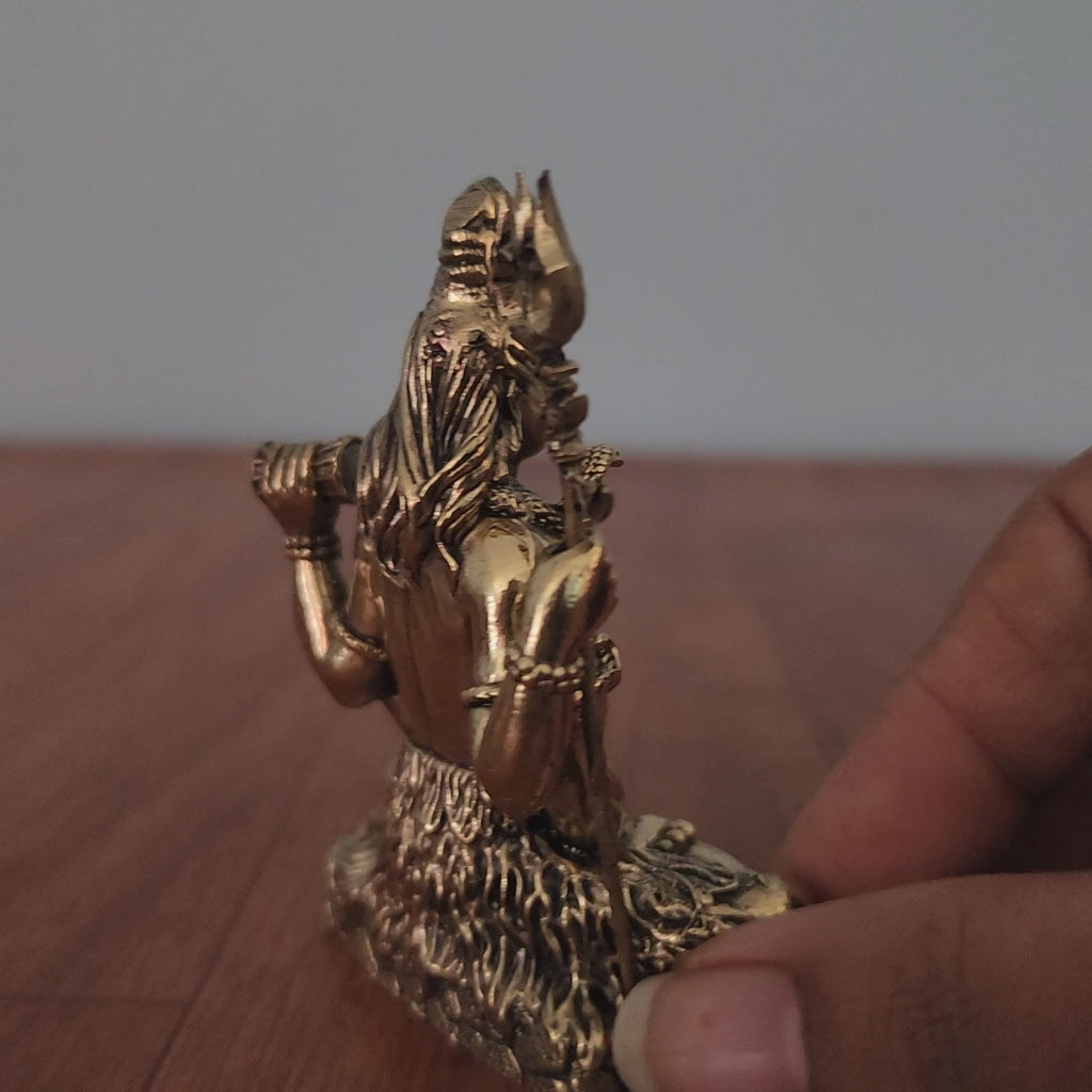 3 inch shiva statue premium brass | mahadev shiv shankar | meditation pose