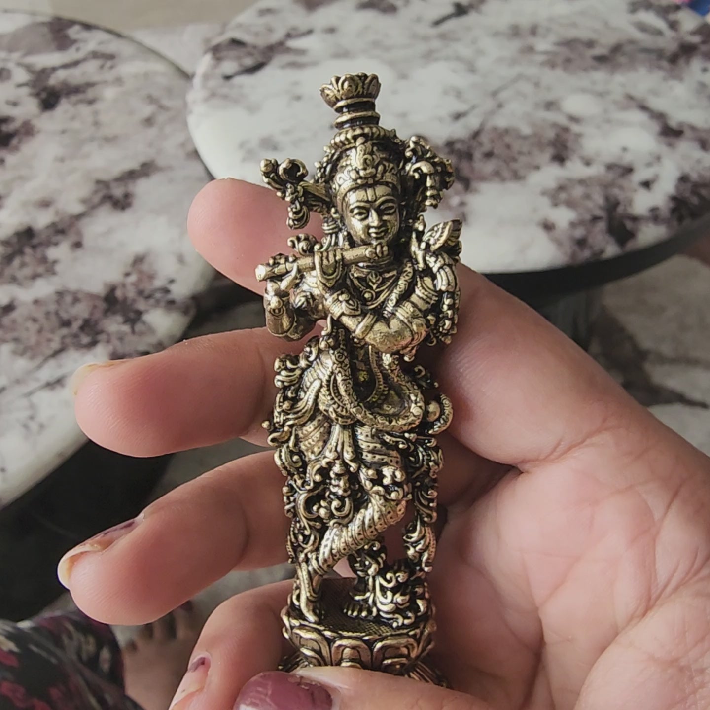 lord Krishna statue premium brass statue