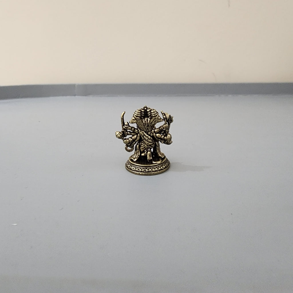 3 cm mini Punchmukhi statue