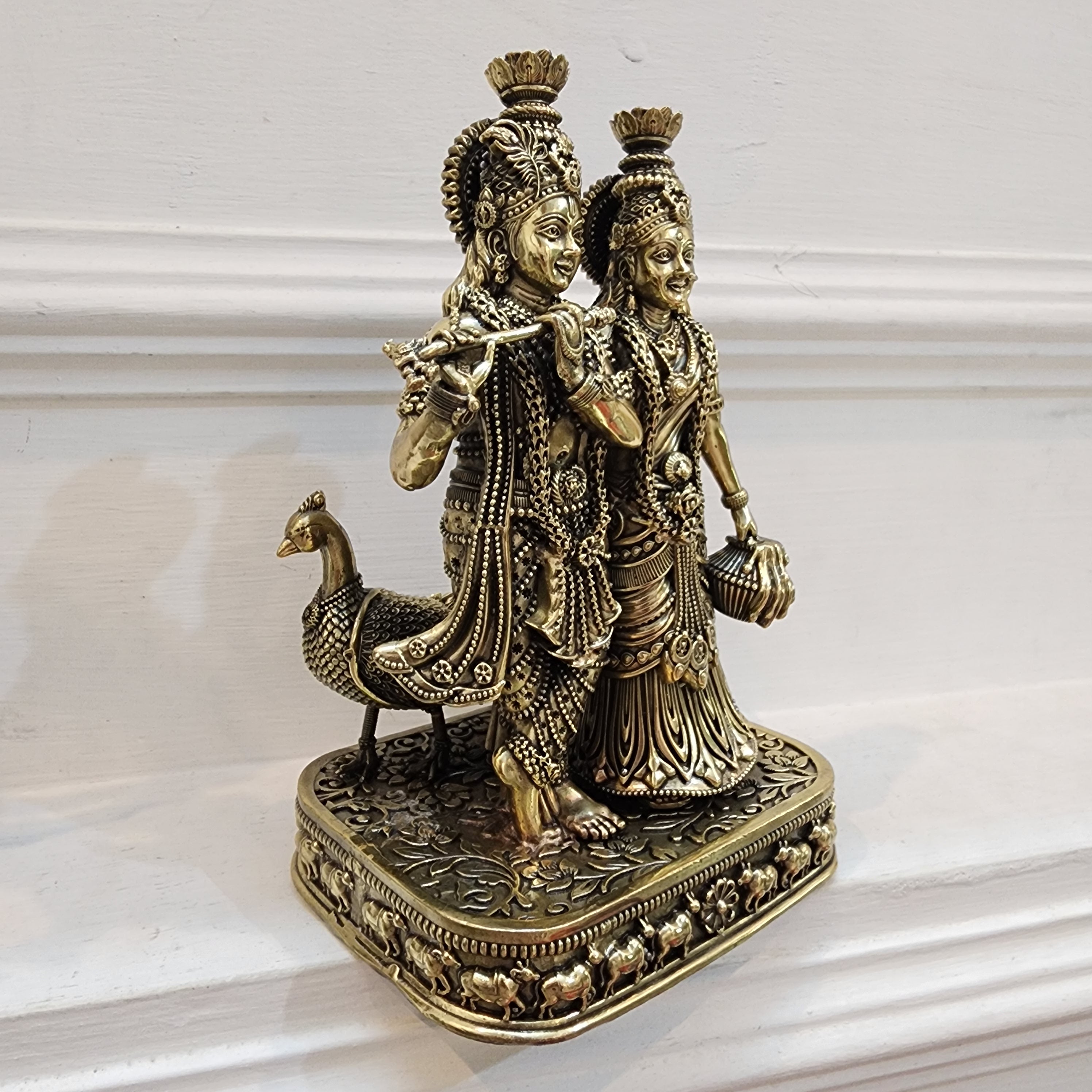 8 inch Radha Krishna murti