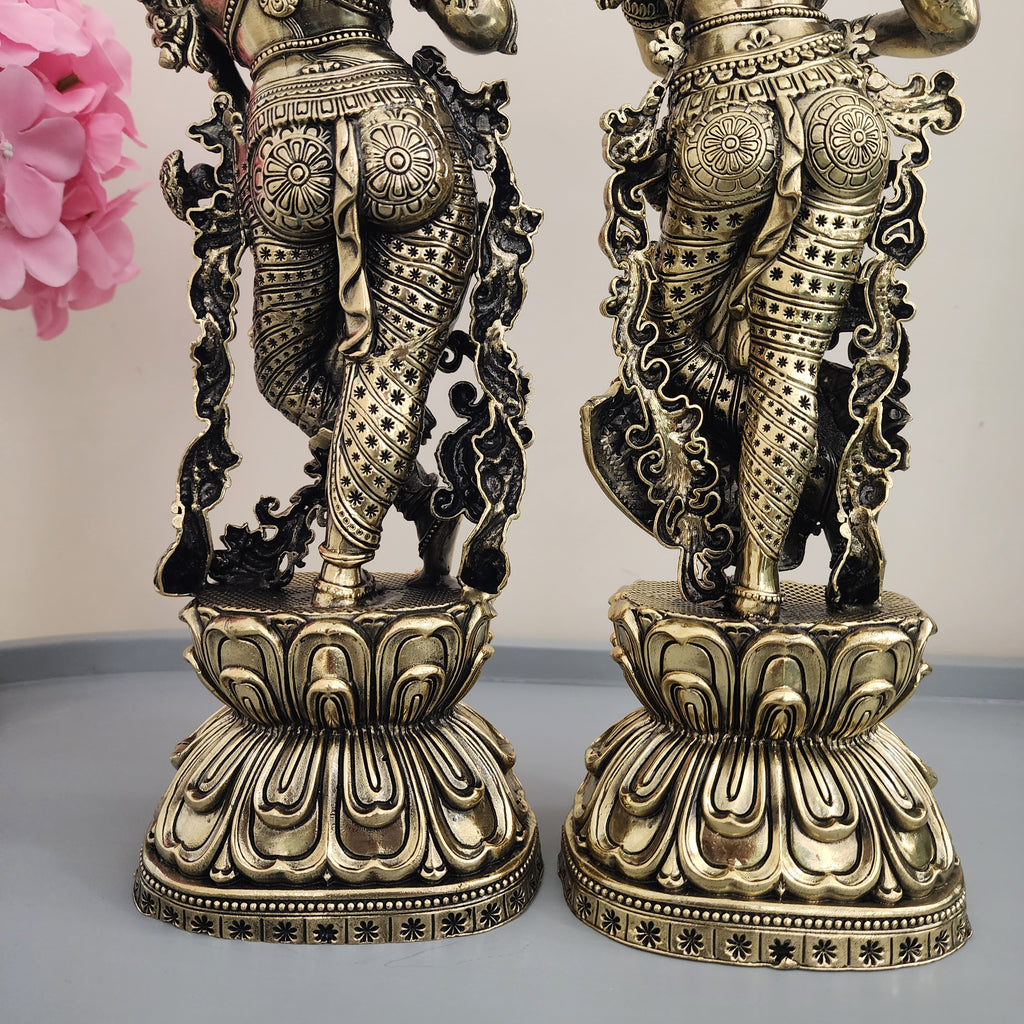 10 cm , 29 cm , 37 cm lord Krishna statue premium brass statue