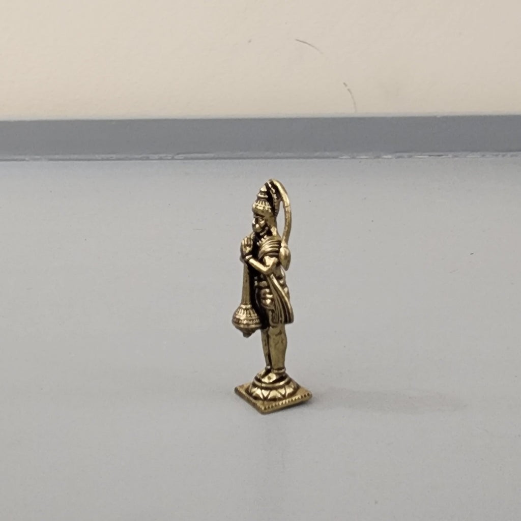 Standing 1.2 inch miniature hanuman naman idol