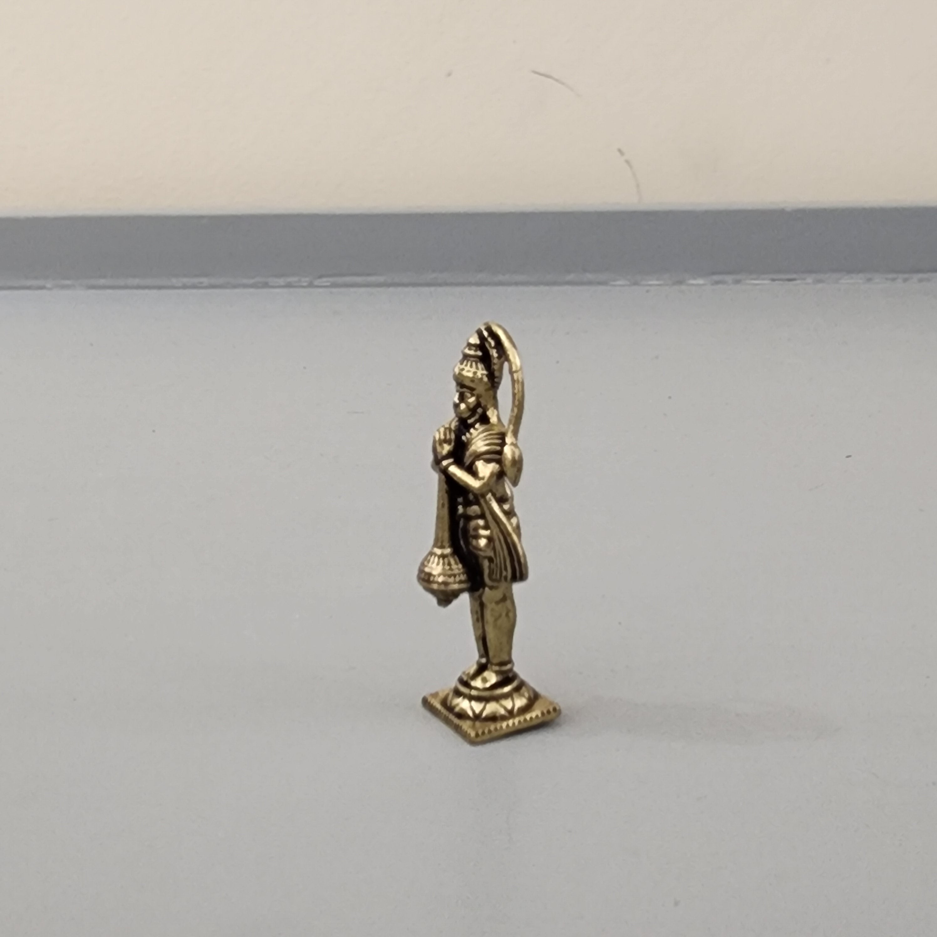 Standing 1.2 inch miniature hanuman naman idol