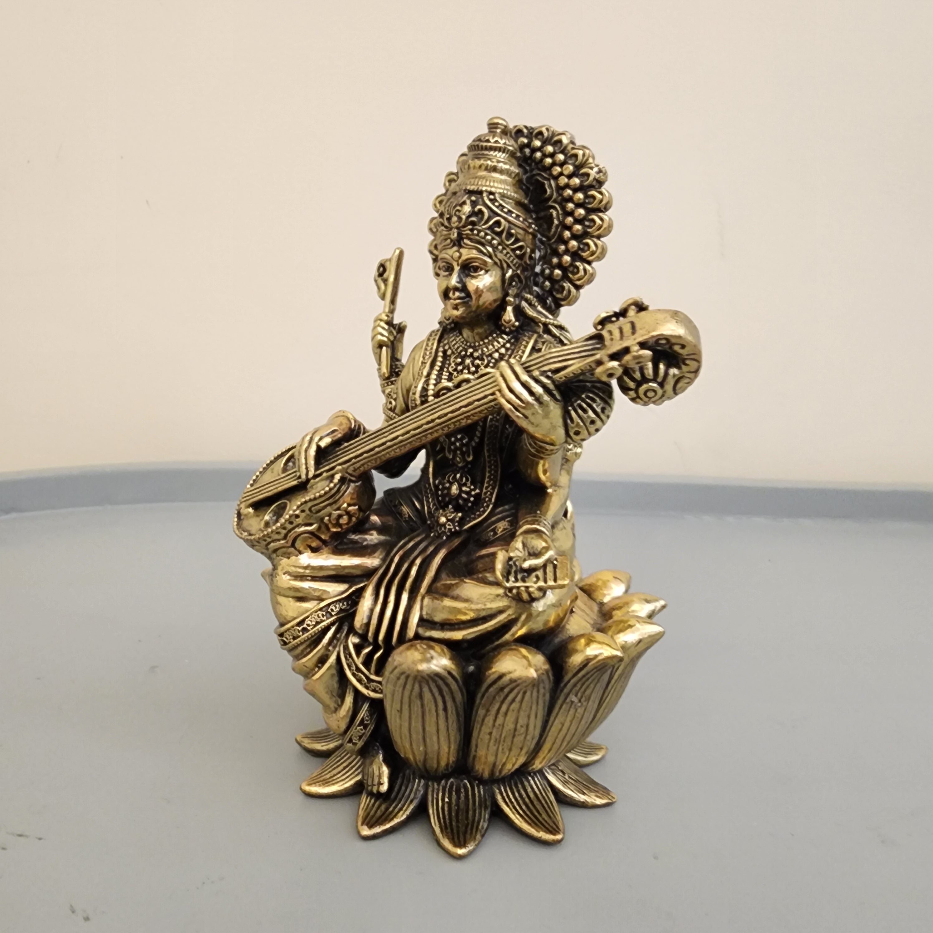 6 inch Saraswati Statue