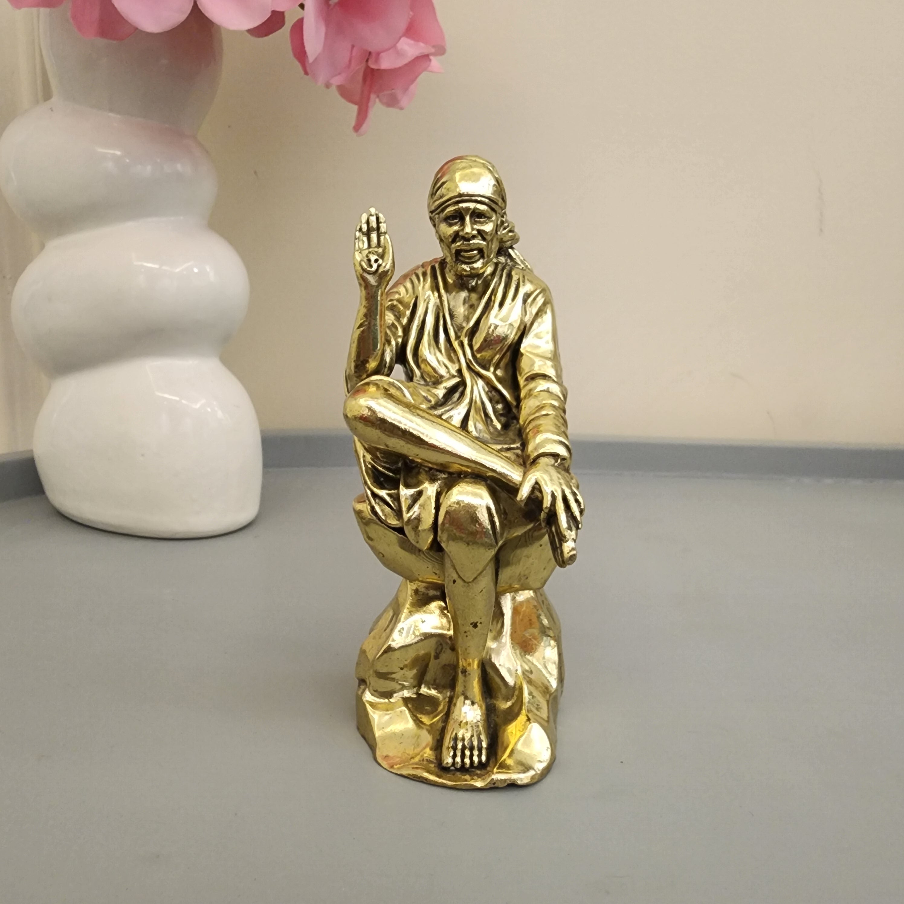 Sai baba statue premium brass 2inch or 5 inch