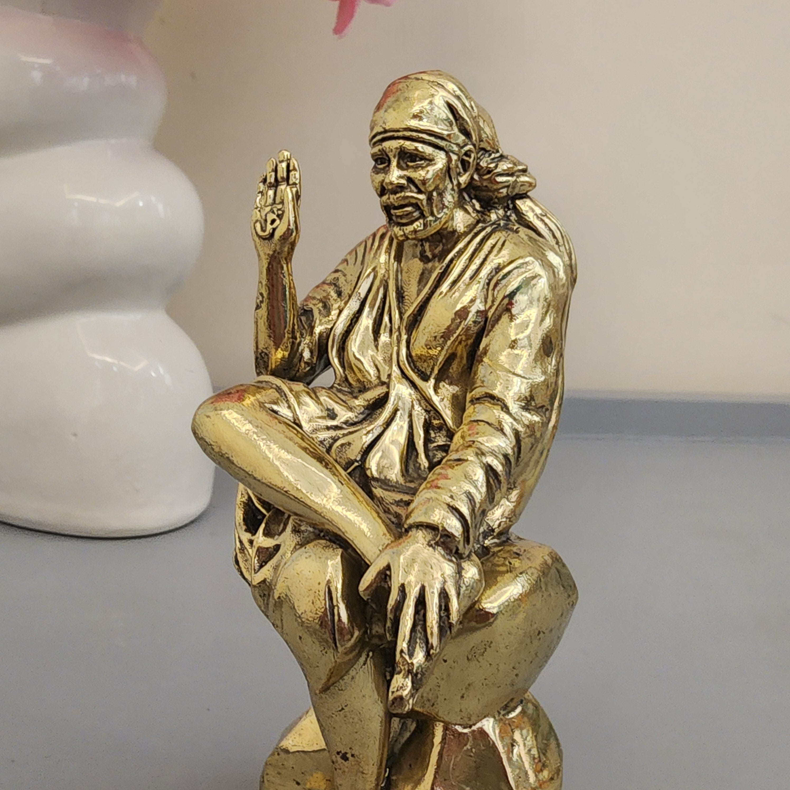 Sai baba statue premium brass 2inch or 5 inch