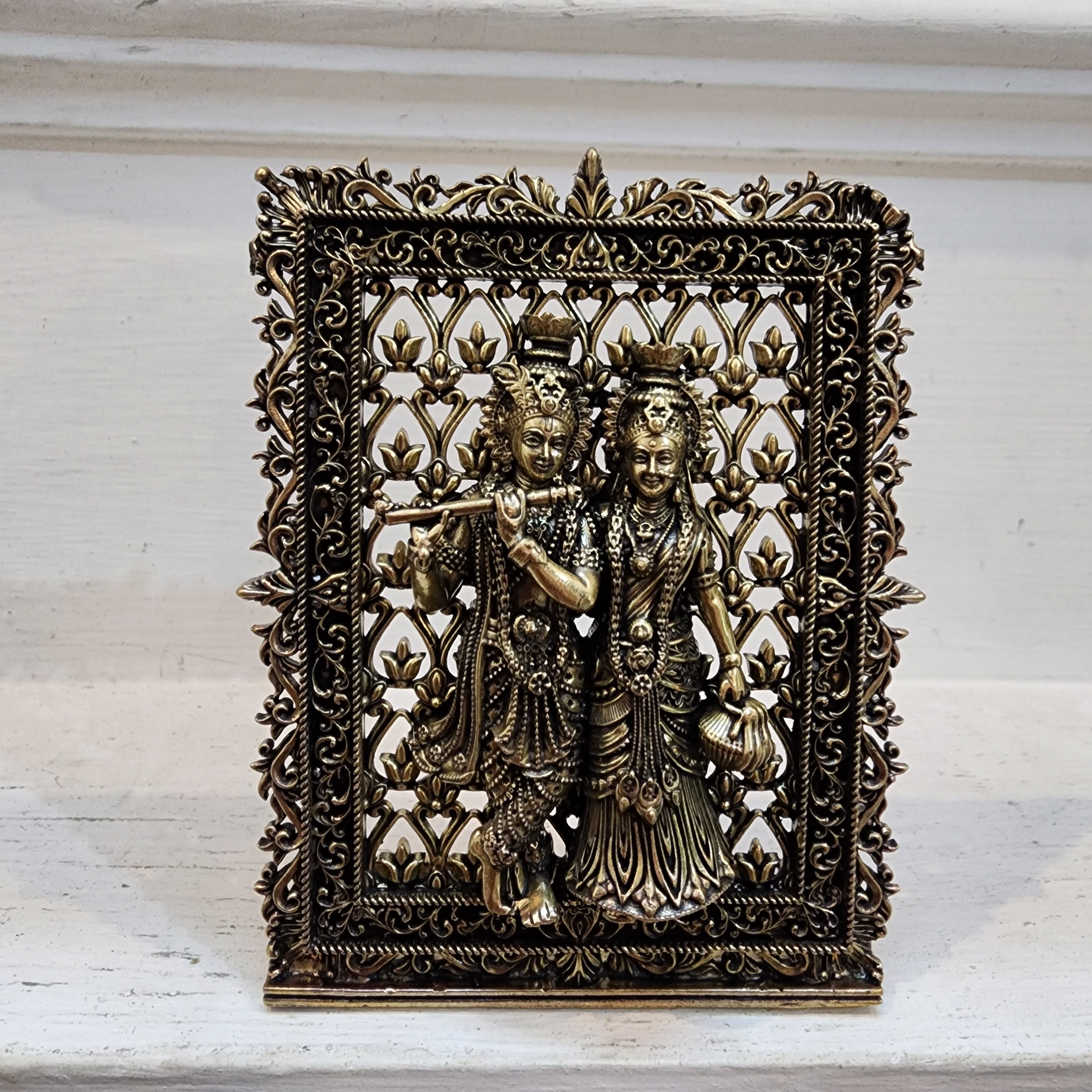 RADHA KRISHNA FOR CAR DASHBOARD 12 cm , 0.213 KG