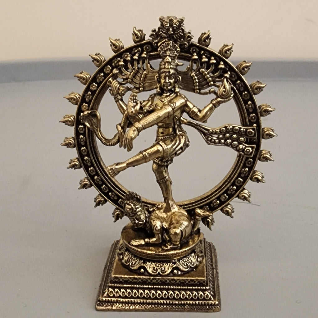 8 cm natraj idol (75 gram) premium brass