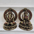 5.5 inch long stone work Laxmi ganesh statue 0.55 kg approx