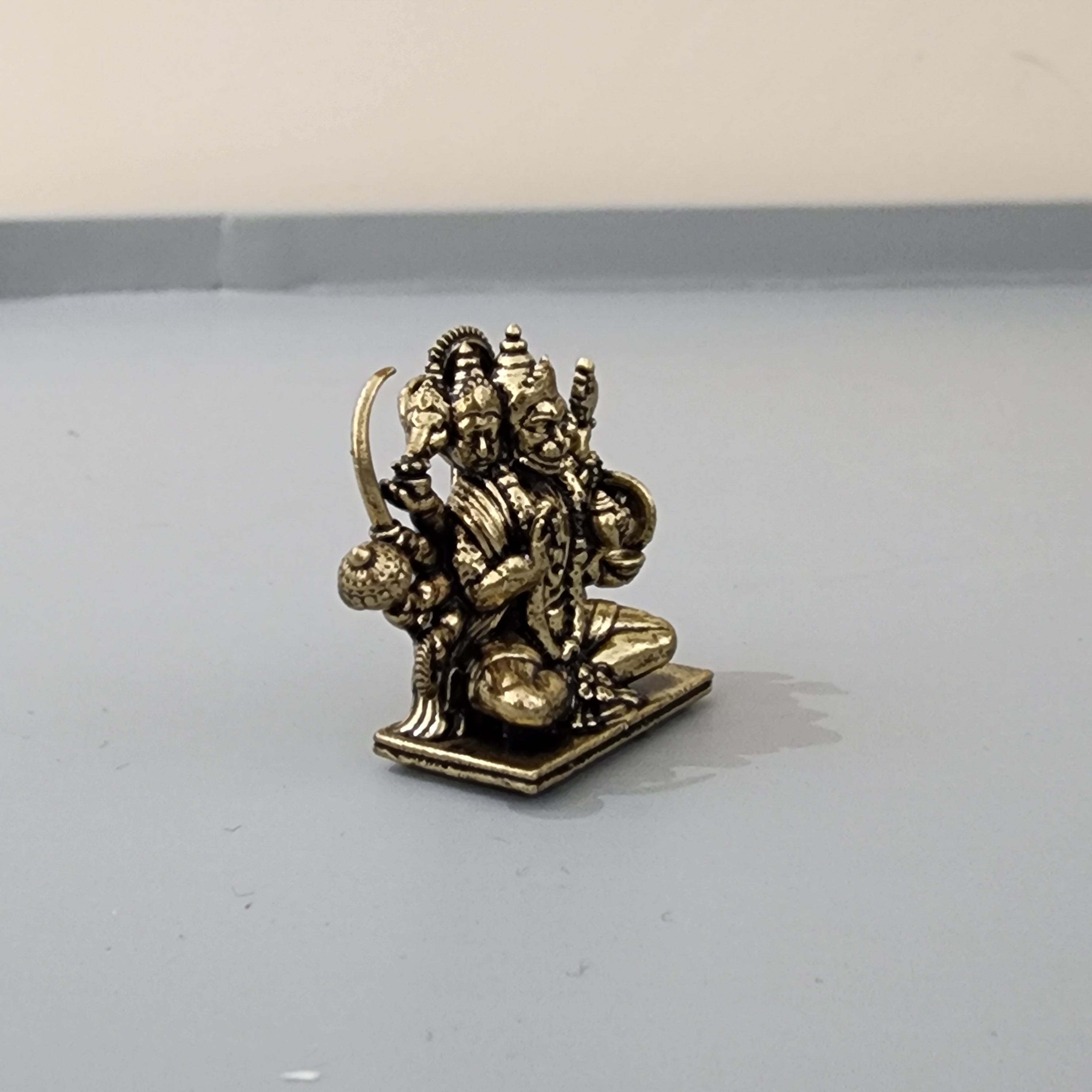 3 cm mini Punchmukhi statue