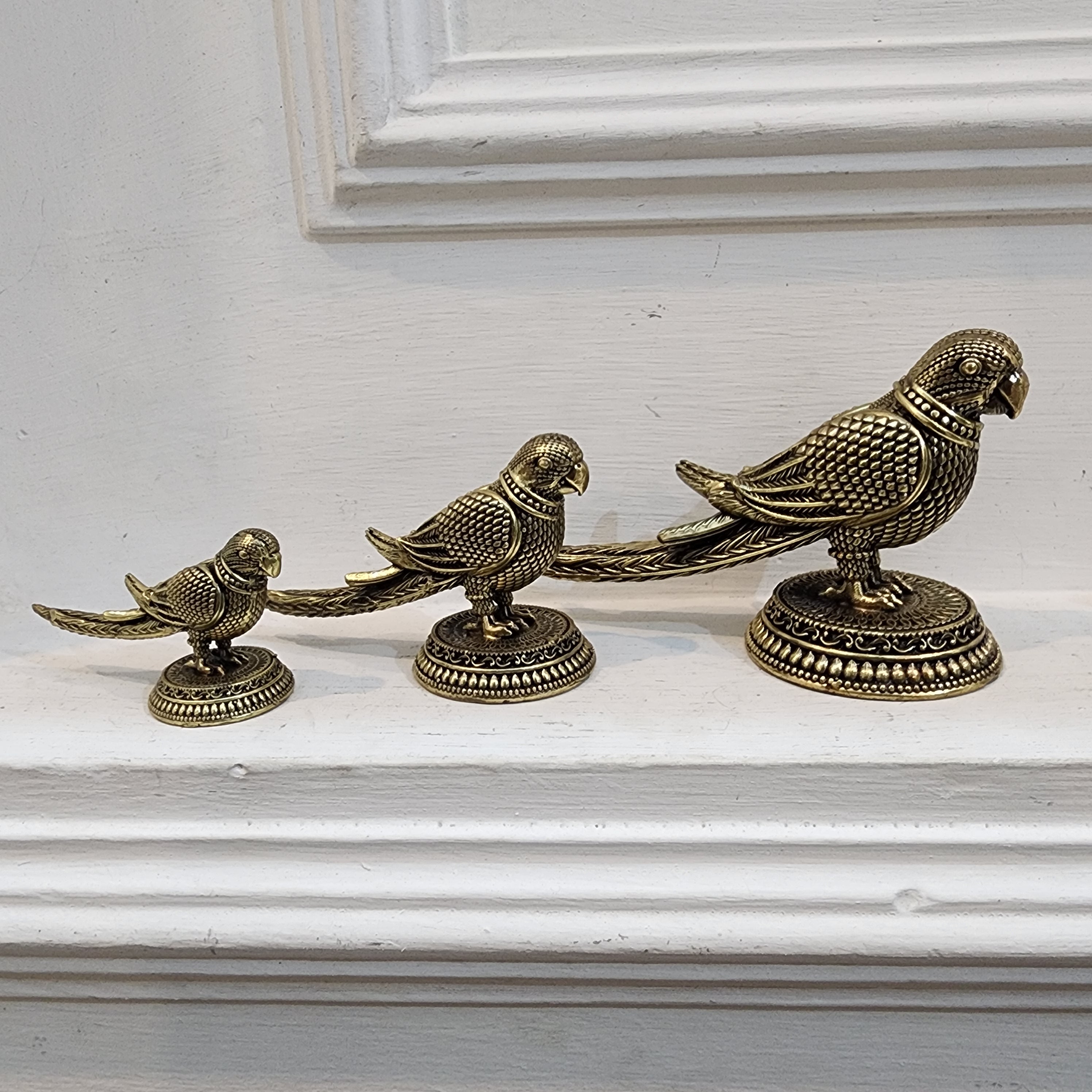 Premium Brass Parrot idol for vastu or decor
