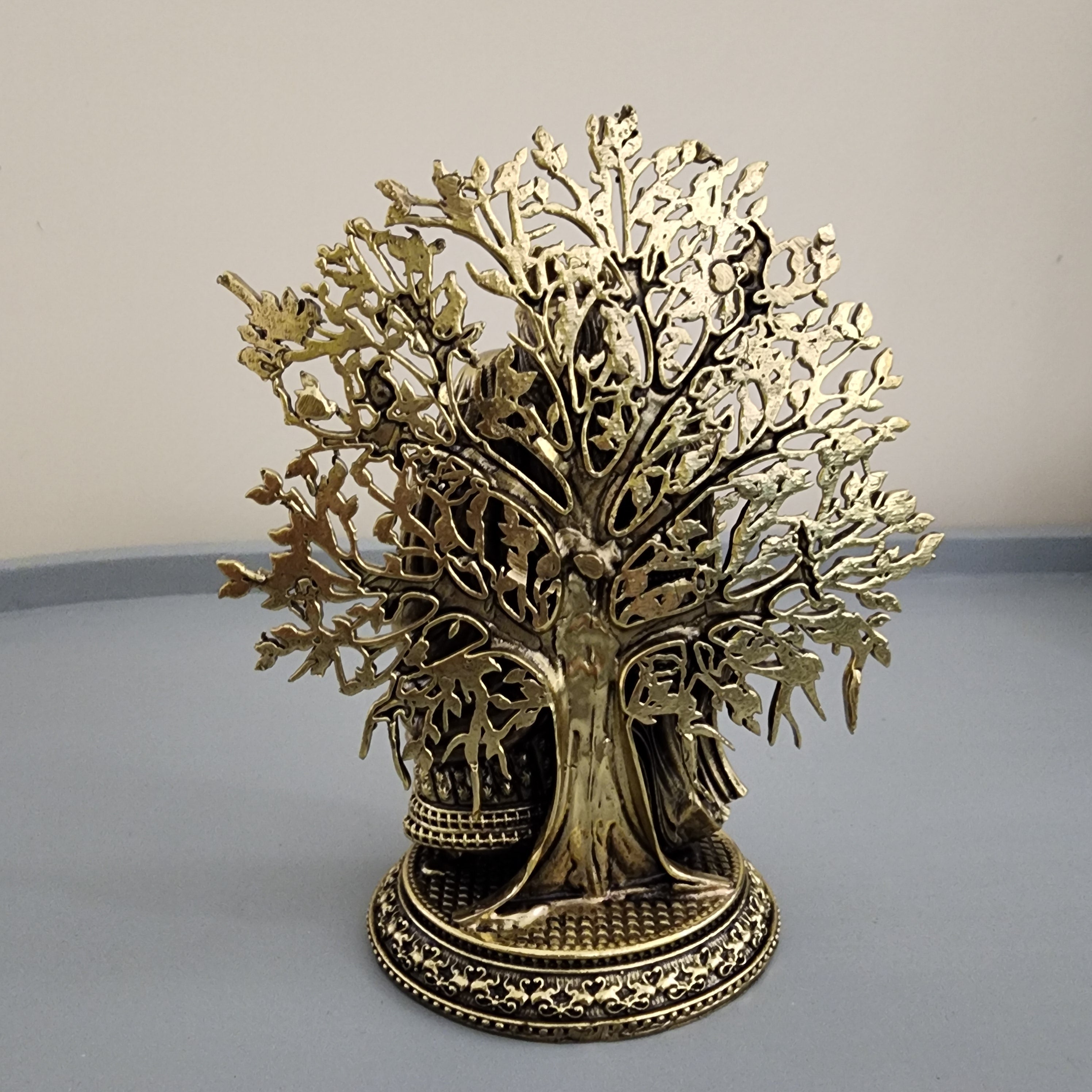 16 cm Radha Krishna with tree