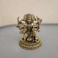 Premium Brass Panchmukhi Hanuman Statue 3 inch / 4.5 inch / 7 inch / (140 gram)