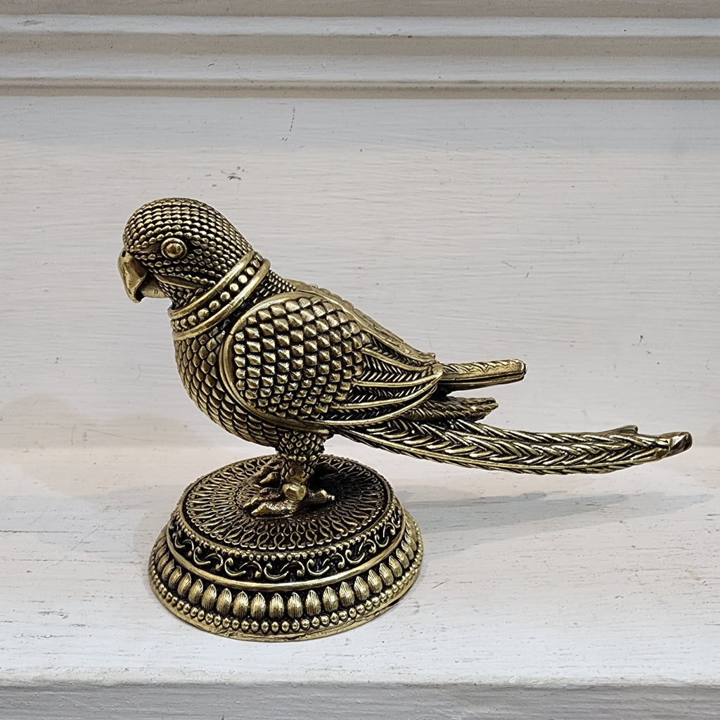 Premium Brass Parrot idol for vastu or decor