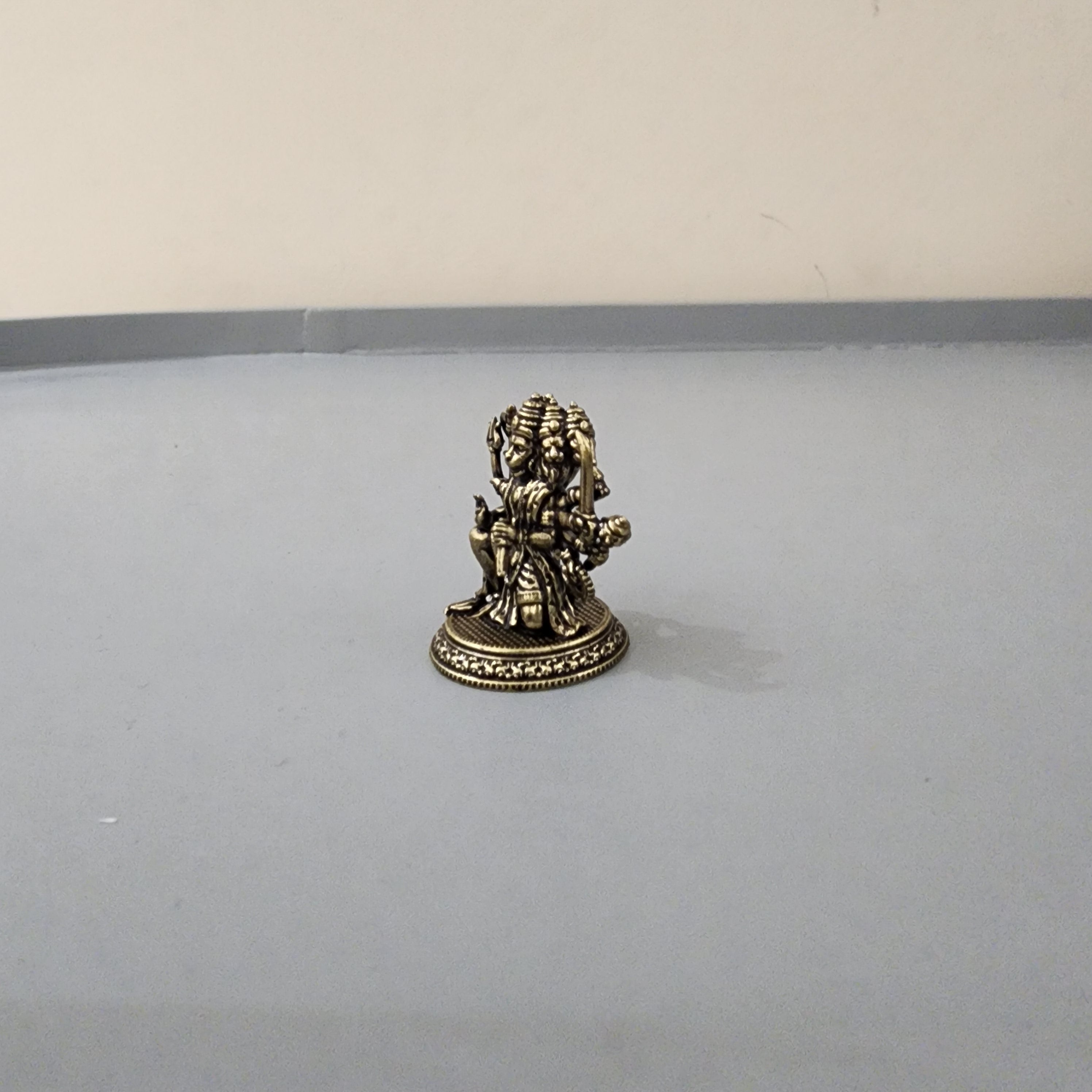 3 cm mini Punchmukhi statue