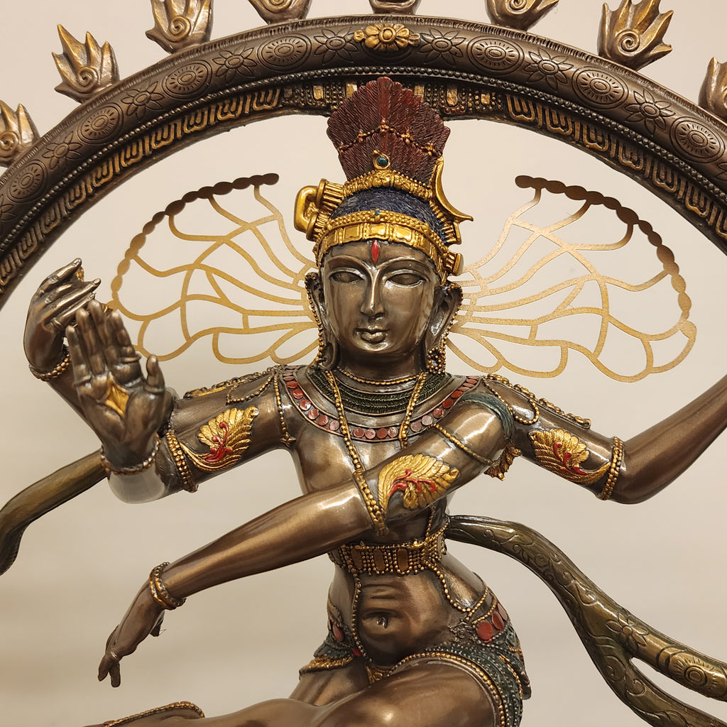 18 inch long Nataraja Statue bronze finished