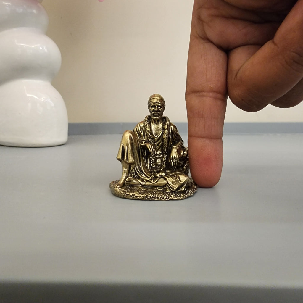 Sai baba statue premium brass 2inch or 5 inch