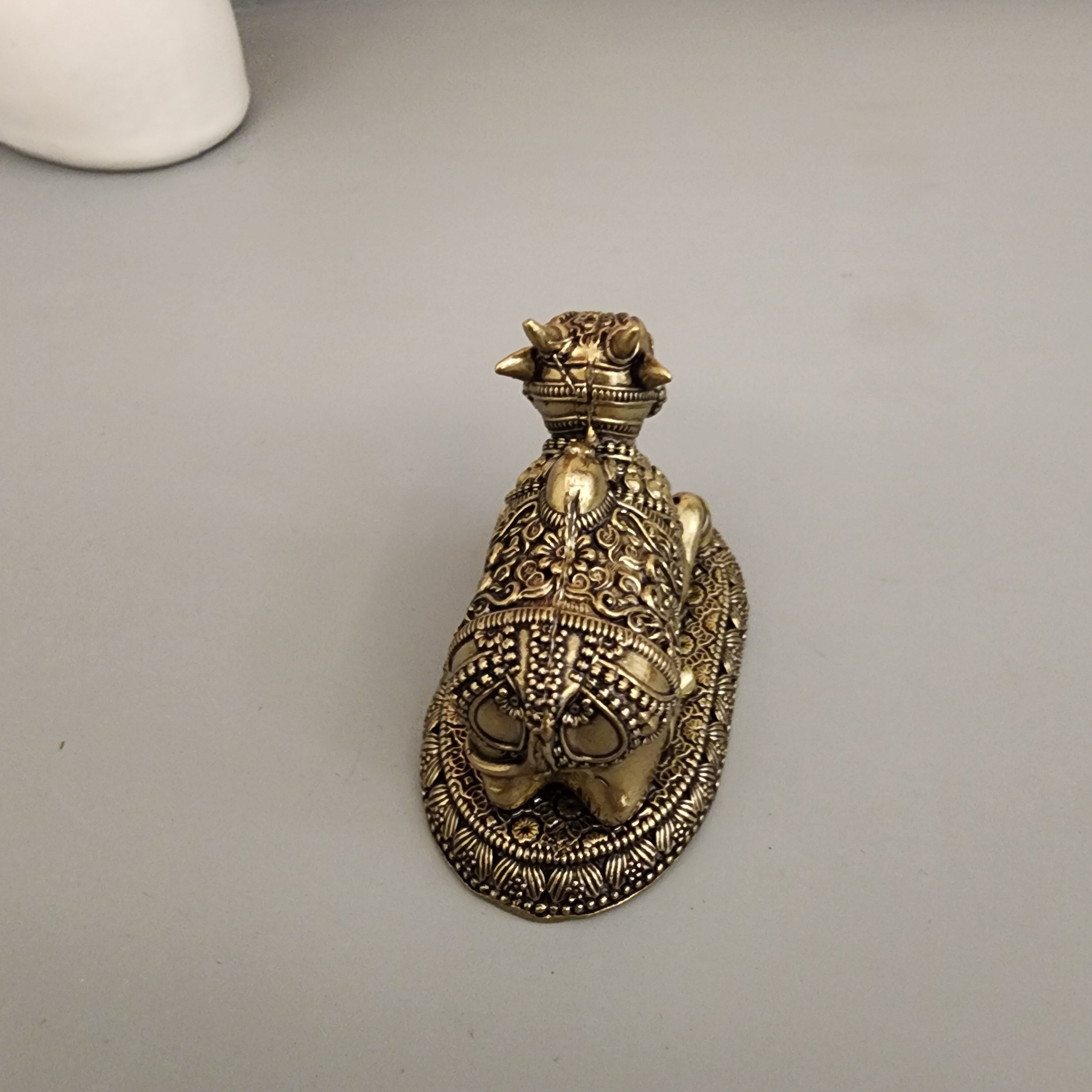 Nandi Statue Premium Brass 2 / 4 inch (70 gram / 480 gram)