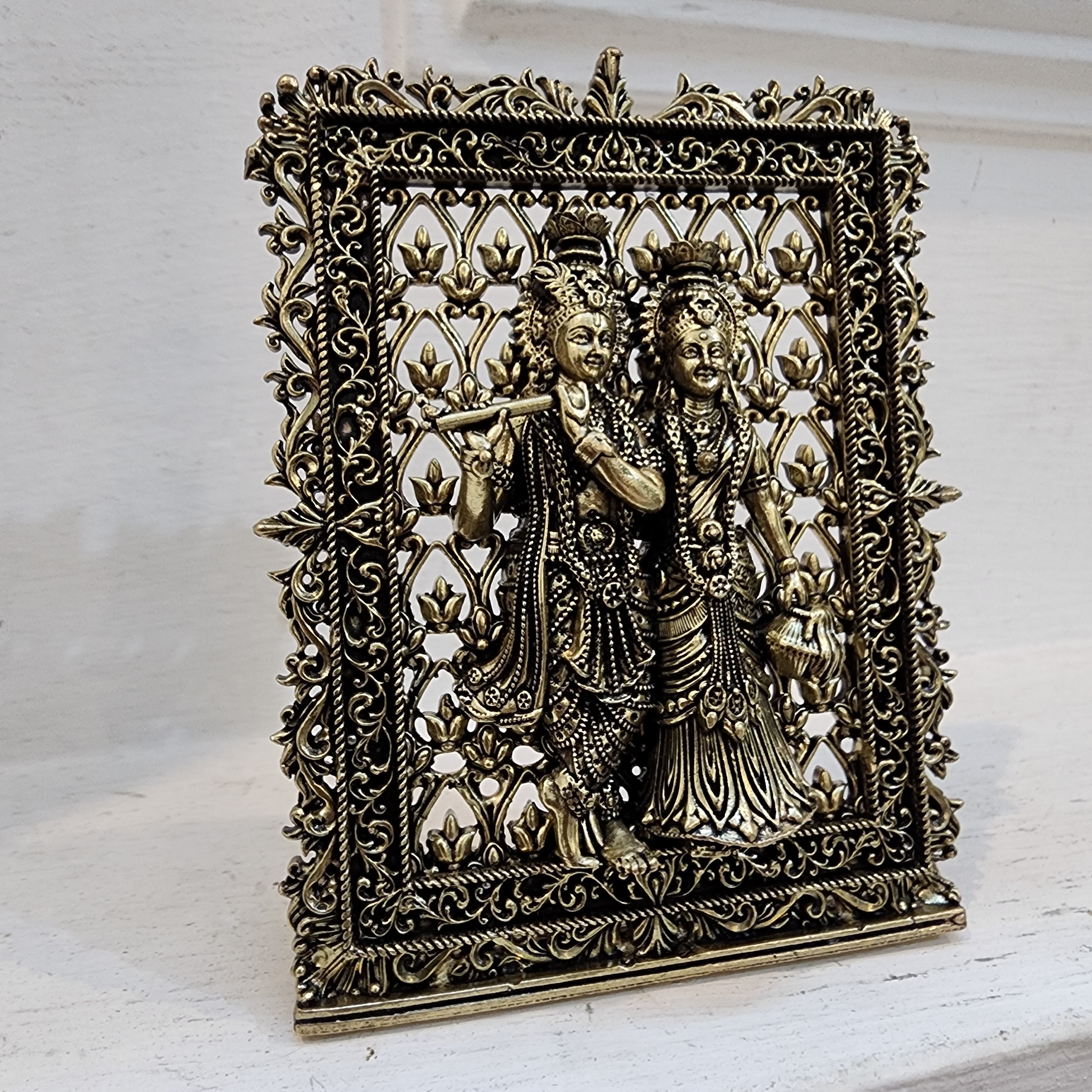 RADHA KRISHNA FOR CAR DASHBOARD 12 cm , 0.213 KG