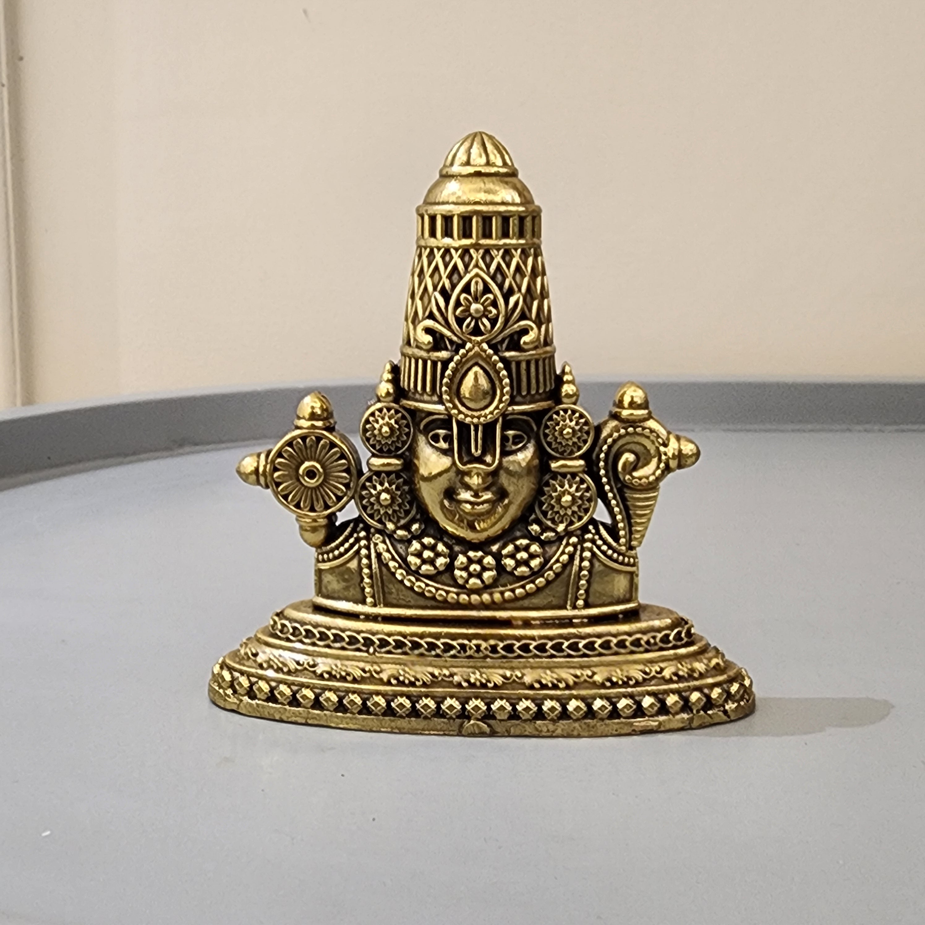 3.5 inch Balaji Venkateshwara car dashboard idol ( 85 gram)