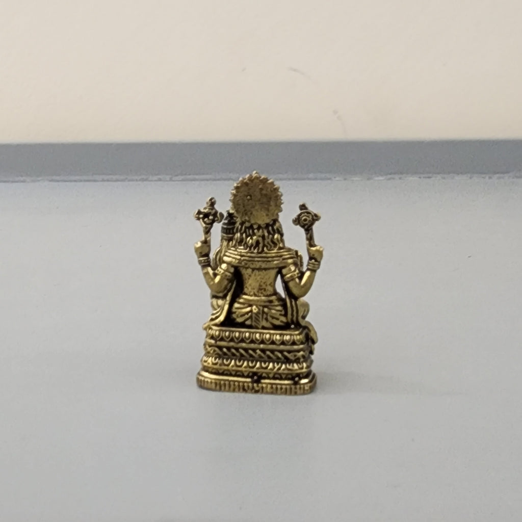 1.2 inch Narsimha laxmi miniature idol