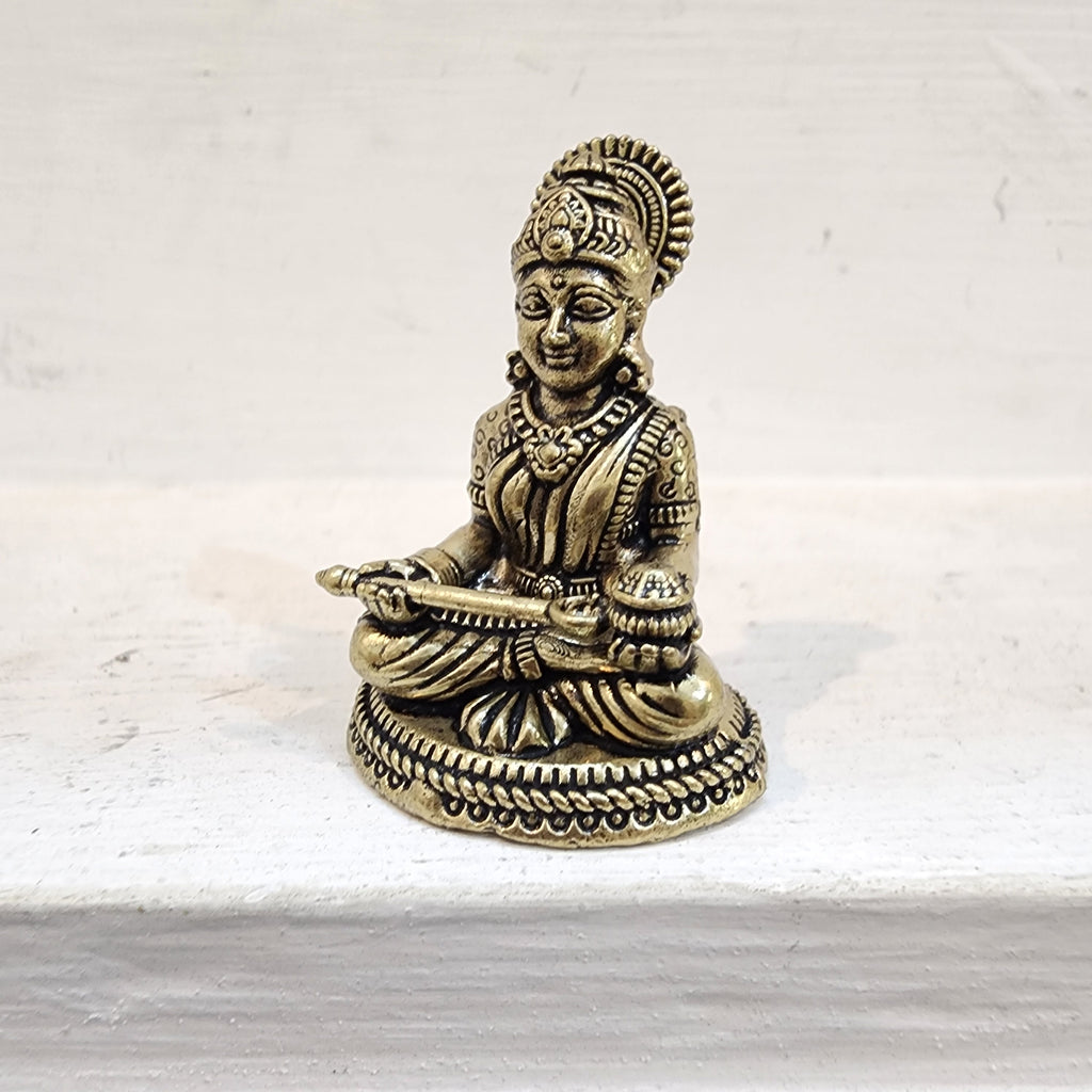 8 cm or 5 cm Mata Annapurna idol premium brass