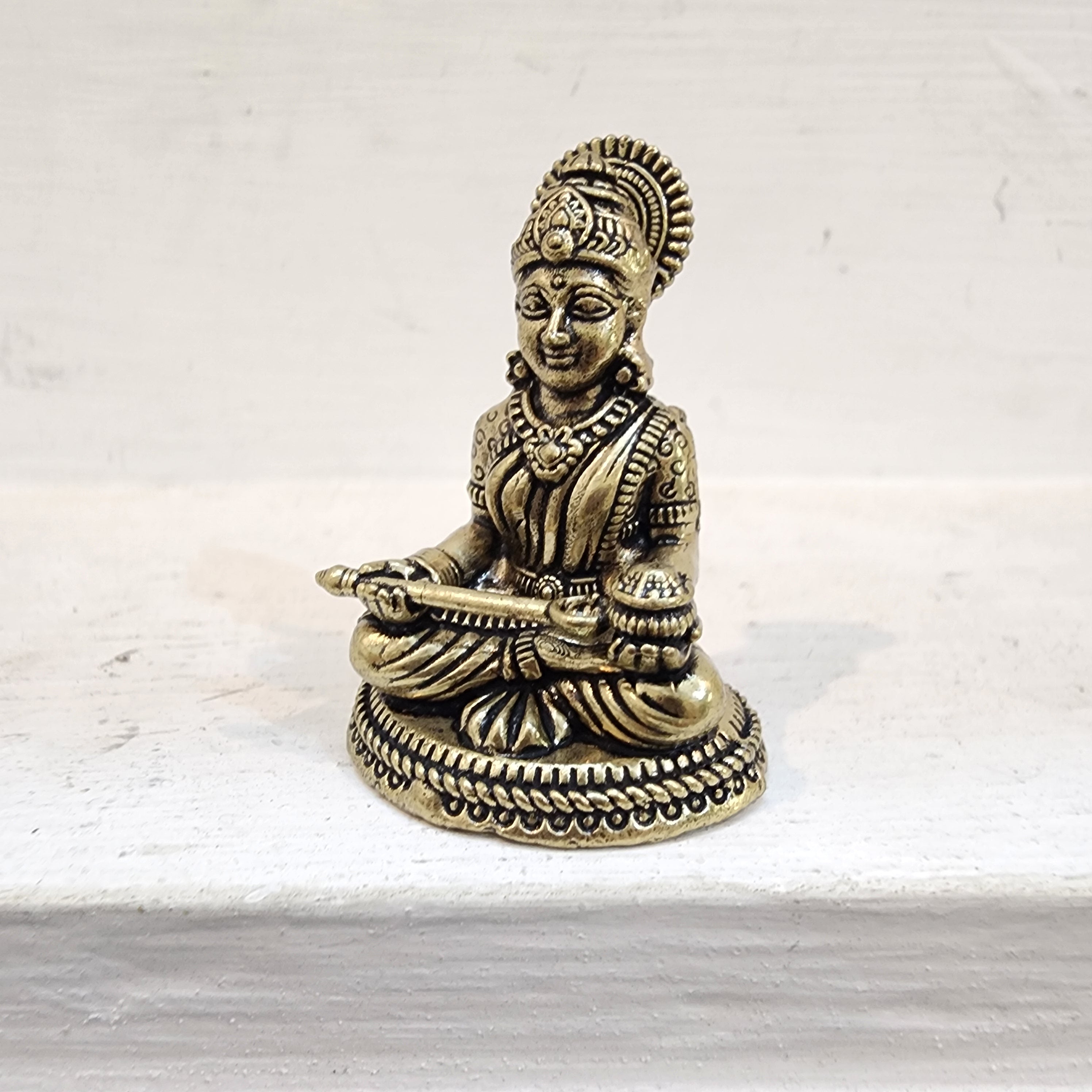 8 cm or 5 cm Mata Annapurna idol premium brass