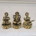 8 cm Laxmi ganesh Saraswati set idols