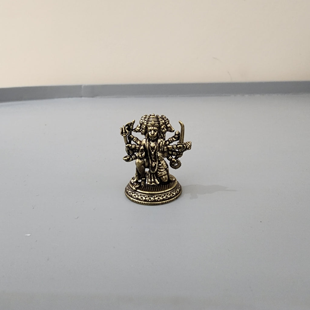 3 cm mini Punchmukhi statue