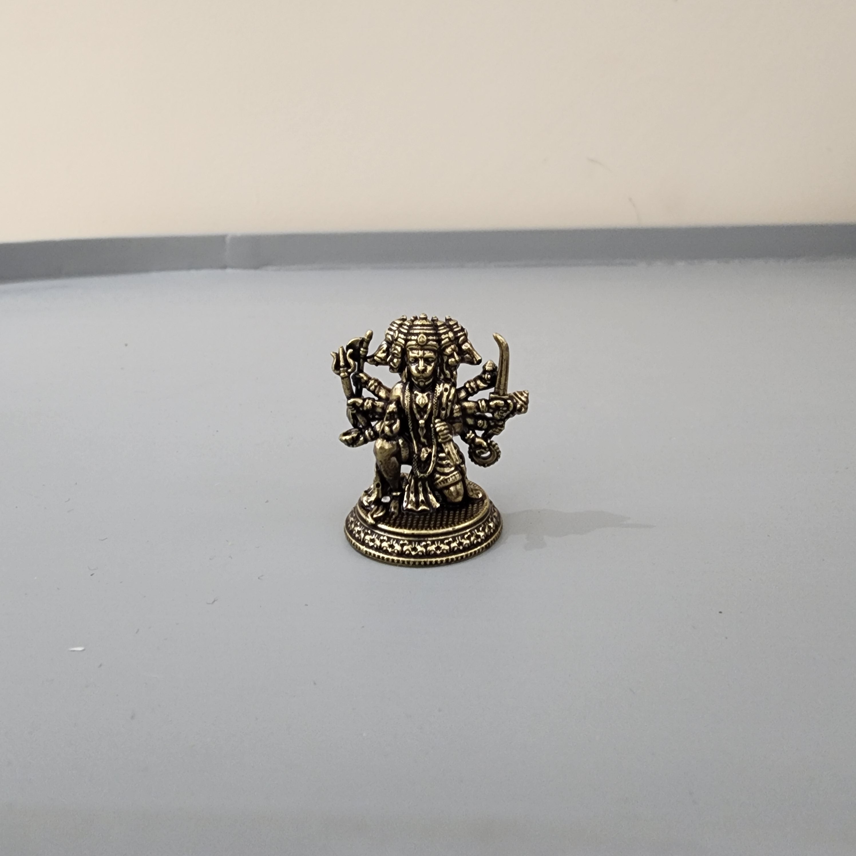 3 cm mini Punchmukhi statue