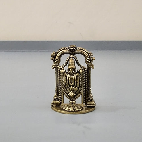 1.4 inch Tirupati balaji miniature idol 18 gram