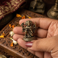 3 cm mini Punchmukhi statue